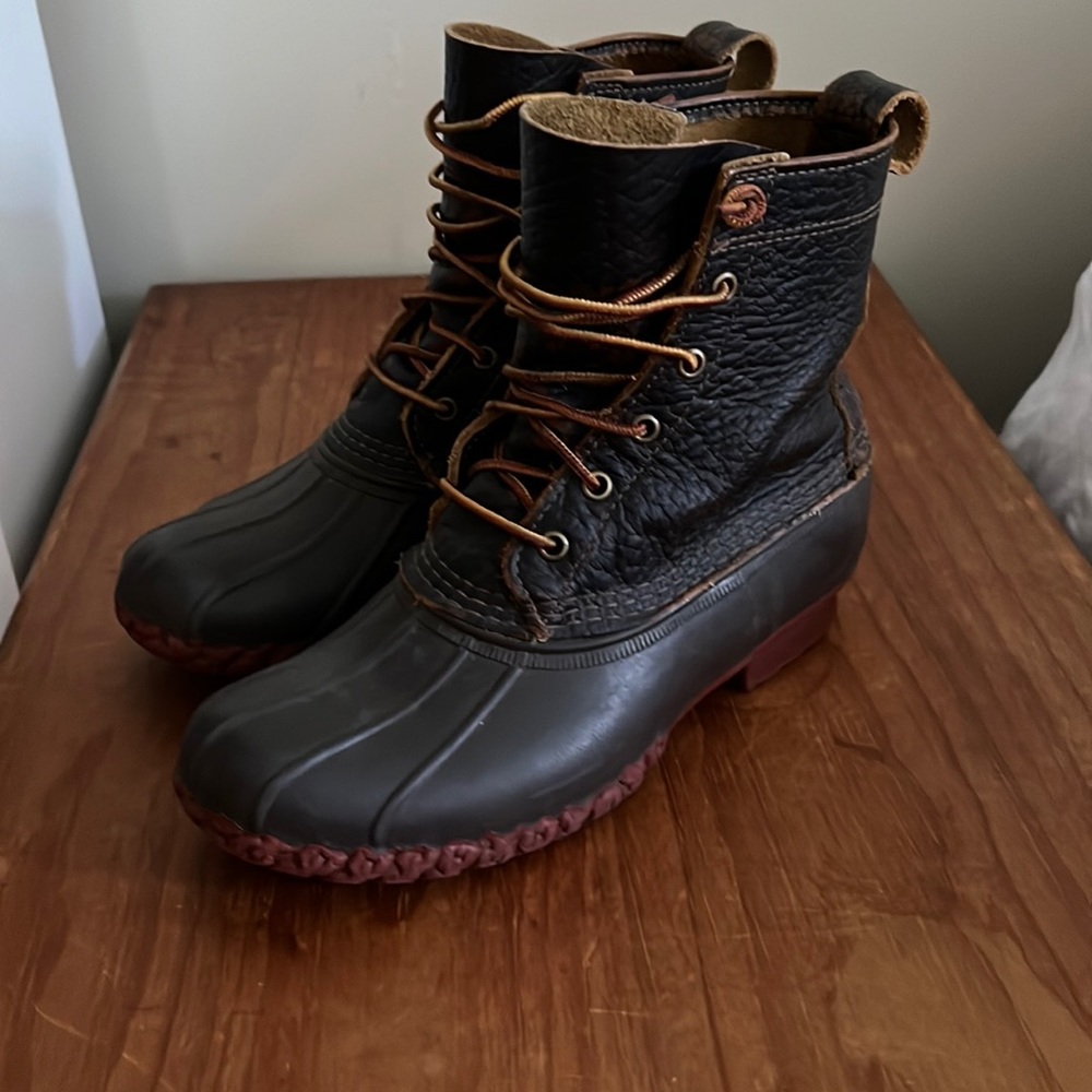 Unique L.L.Bean Boots in soft supple bison leather
